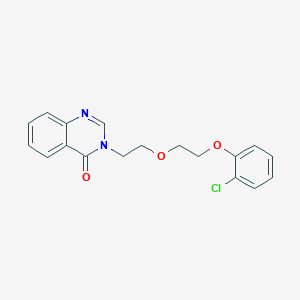 3-[2-[2-(2-Chlorophenoxy)ethoxy]ethyl]quinazolin-4-one