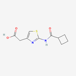 {2-[(cyclobutylcarbonyl)amino]-1,3-thiazol-4-yl}acetic acid