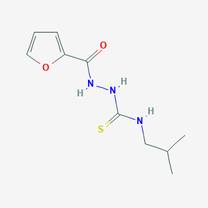 molecular formula C10H15N3O2S B456638 2-(2-furoyl)-N-isobutylhydrazinecarbothioamide 