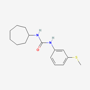 N-CYCLOHEPTYL-N'-[3-(METHYLSULFANYL)PHENYL]UREA