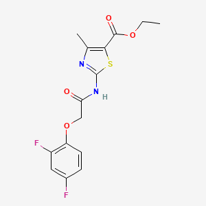 ethyl 2-{[(2,4-difluorophenoxy)acetyl]amino}-4-methyl-1,3-thiazole-5-carboxylate