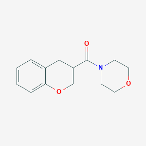 molecular formula C14H17NO3 B4566445 4-(3,4-dihydro-2H-chromen-3-ylcarbonyl)morpholine 