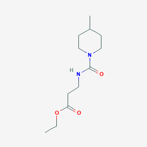 ETHYL 3-{[(4-METHYLPIPERIDINO)CARBONYL]AMINO}PROPANOATE