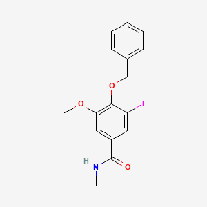 4-(benzyloxy)-3-iodo-5-methoxy-N-methylbenzamide