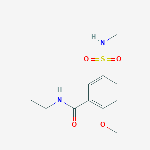 N-ethyl-5-[(ethylamino)sulfonyl]-2-methoxybenzamide