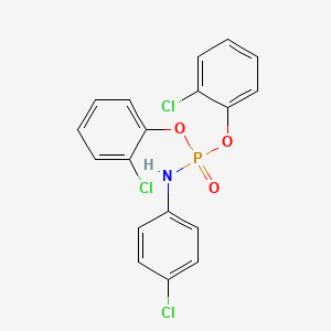 bis(2-chlorophenyl) (4-chlorophenyl)amidophosphate