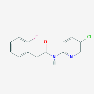 N-(5-chloropyridin-2-yl)-2-(2-fluorophenyl)acetamide