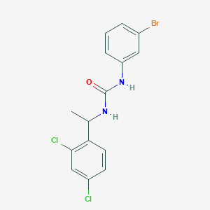 1-(3-Bromophenyl)-3-[1-(2,4-dichlorophenyl)ethyl]urea