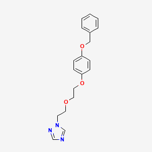 1-(2-{2-[4-(benzyloxy)phenoxy]ethoxy}ethyl)-1H-1,2,4-triazole