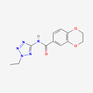 N-(2-ethyl-2H-tetrazol-5-yl)-2,3-dihydro-1,4-benzodioxine-6-carboxamide