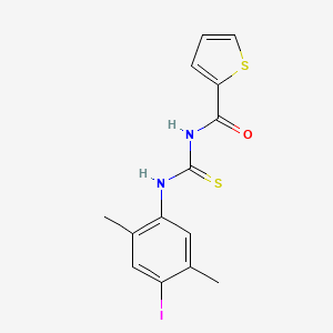 N-[(4-iodo-2,5-dimethylphenyl)carbamothioyl]thiophene-2-carboxamide