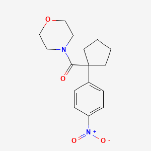 Morpholin-4-yl[1-(4-nitrophenyl)cyclopentyl]methanone