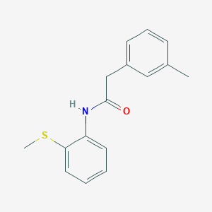 2-(3-methylphenyl)-N-[2-(methylsulfanyl)phenyl]acetamide