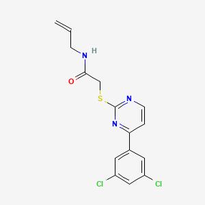 N~1~-ALLYL-2-{[4-(3,5-DICHLOROPHENYL)-2-PYRIMIDINYL]SULFANYL}ACETAMIDE