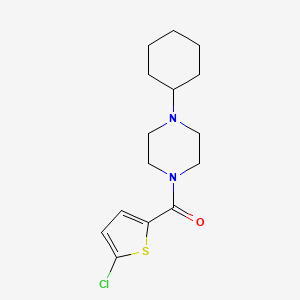 (5-CHLORO-2-THIENYL)(4-CYCLOHEXYLPIPERAZINO)METHANONE