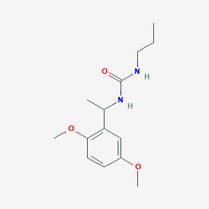 1-[1-(2,5-Dimethoxyphenyl)ethyl]-3-propylurea