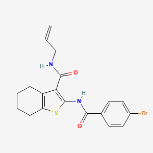 N-allyl-2-[(4-bromobenzoyl)amino]-4,5,6,7-tetrahydro-1-benzothiophene-3-carboxamide