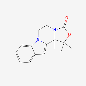 molecular formula C16H18N2O2 B4567088 2,3,3-trimethyl-4-oxa-6,9-diazatetracyclo[7.7.0.02,6.010,15]hexadeca-1(16),10,12,14-tetraen-5-one 