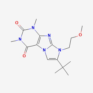 7-Tert-butyl-6-(2-methoxyethyl)-2,4-dimethylpurino[7,8-a]imidazole-1,3-dione