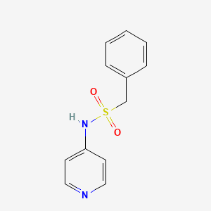 molecular formula C12H12N2O2S B4567109 1-phenyl-N-(pyridin-4-yl)methanesulfonamide 