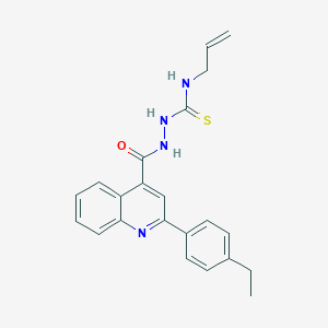 N-allyl-2-{[2-(4-ethylphenyl)-4-quinolinyl]carbonyl}hydrazinecarbothioamide