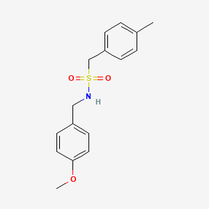 N-[(4-methoxyphenyl)methyl]-1-(4-methylphenyl)methanesulfonamide