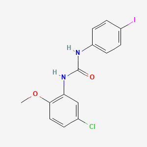 1-(5-Chloro-2-methoxyphenyl)-3-(4-iodophenyl)urea