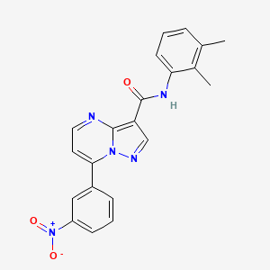 N-(2,3-dimethylphenyl)-7-(3-nitrophenyl)pyrazolo[1,5-a]pyrimidine-3-carboxamide