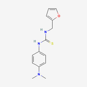 N-[4-(dimethylamino)phenyl]-N'-(2-furylmethyl)thiourea