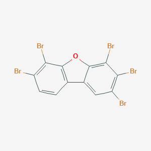 B045675 2,3,4,6,7-Pentabromodibenzofuran CAS No. 124388-77-8