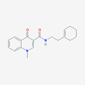 N-[2-(1-cyclohexen-1-yl)ethyl]-1-methyl-4-oxo-1,4-dihydro-3-quinolinecarboxamide