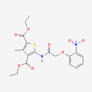 diethyl 3-methyl-5-{[(2-nitrophenoxy)acetyl]amino}-2,4-thiophenedicarboxylate