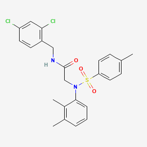 N~1~-(2,4-dichlorobenzyl)-N~2~-(2,3-dimethylphenyl)-N~2~-[(4-methylphenyl)sulfonyl]glycinamide