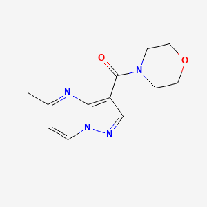 5,7-dimethyl-3-(4-morpholinylcarbonyl)pyrazolo[1,5-a]pyrimidine