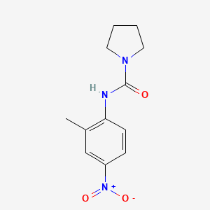 N-(2-methyl-4-nitrophenyl)pyrrolidine-1-carboxamide