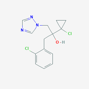 B045678 2-(1-chlorocyclopropyl)-1-(2-chlorophenyl)-3-(1H-1,2,4-triazol-1-yl)propan-2-ol CAS No. 120983-64-4