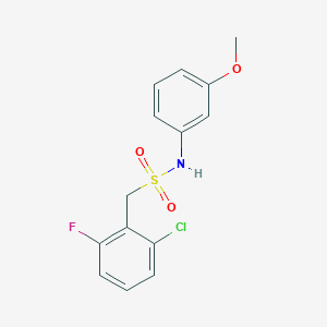 1-(2-chloro-6-fluorophenyl)-N-(3-methoxyphenyl)methanesulfonamide