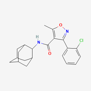 N-(ADAMANTAN-2-YL)-3-(2-CHLOROPHENYL)-5-METHYL-12-OXAZOLE-4-CARBOXAMIDE