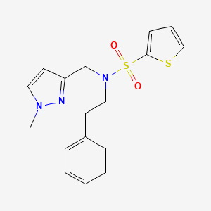 N-[(1-METHYL-1H-PYRAZOL-3-YL)METHYL]-N-PHENETHYL-2-THIOPHENESULFONAMIDE