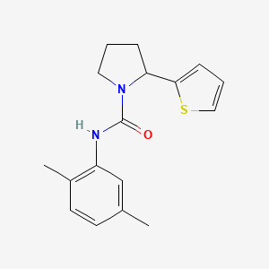 N-(2,5-dimethylphenyl)-2-(2-thienyl)-1-pyrrolidinecarboxamide