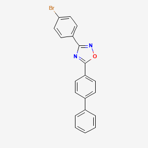 5-(4-biphenylyl)-3-(4-bromophenyl)-1,2,4-oxadiazole