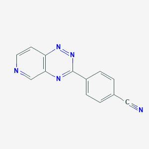 B045681 4-(Pyrido[3,4-e][1,2,4]triazin-3-yl)benzonitrile CAS No. 121845-60-1
