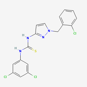 N-[1-(2-chlorobenzyl)-1H-pyrazol-3-yl]-N'-(3,5-dichlorophenyl)thiourea