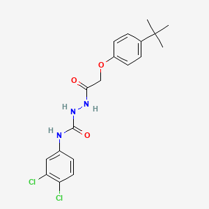 2-[(4-tert-butylphenoxy)acetyl]-N-(3,4-dichlorophenyl)hydrazinecarboxamide