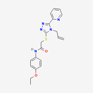 N-(4-ethoxyphenyl)-2-{[4-(prop-2-en-1-yl)-5-(pyridin-2-yl)-4H-1,2,4-triazol-3-yl]sulfanyl}acetamide