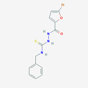 molecular formula C13H12BrN3O2S B456826 N-benzyl-2-(5-bromo-2-furoyl)hydrazinecarbothioamide CAS No. 438233-50-2