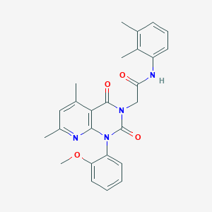 N-(2,3-DIMETHYLPHENYL)-2-[1-(2-METHOXYPHENYL)-5,7-DIMETHYL-2,4-DIOXO-1H,2H,3H,4H-PYRIDO[2,3-D]PYRIMIDIN-3-YL]ACETAMIDE