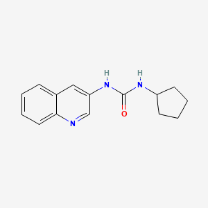 1-Cyclopentyl-3-quinolin-3-ylurea