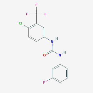 N-[4-chloro-3-(trifluoromethyl)phenyl]-N'-(3-fluorophenyl)urea