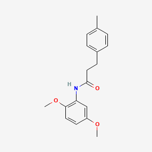 N-(2,5-dimethoxyphenyl)-3-(4-methylphenyl)propanamide